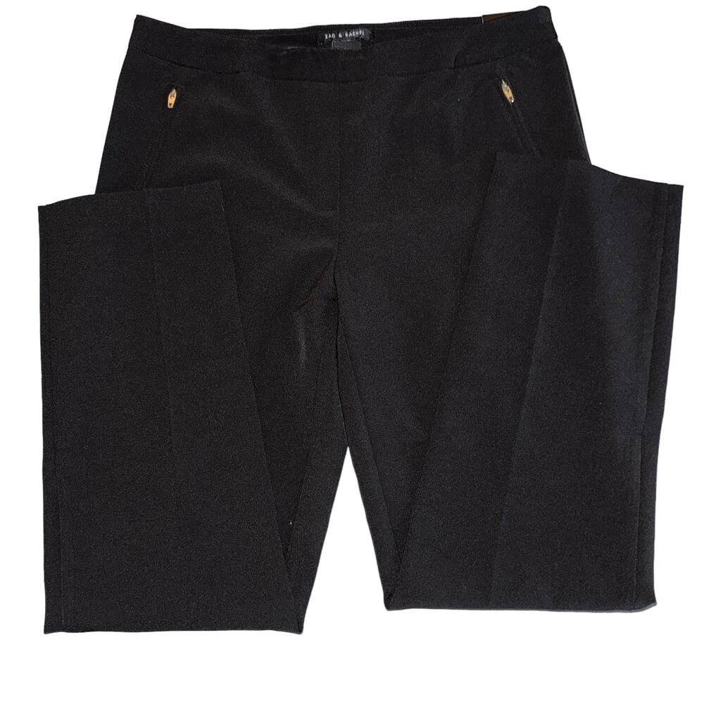 NWT Zac & Rachel Pull-on Black Dress Pant Sz 12